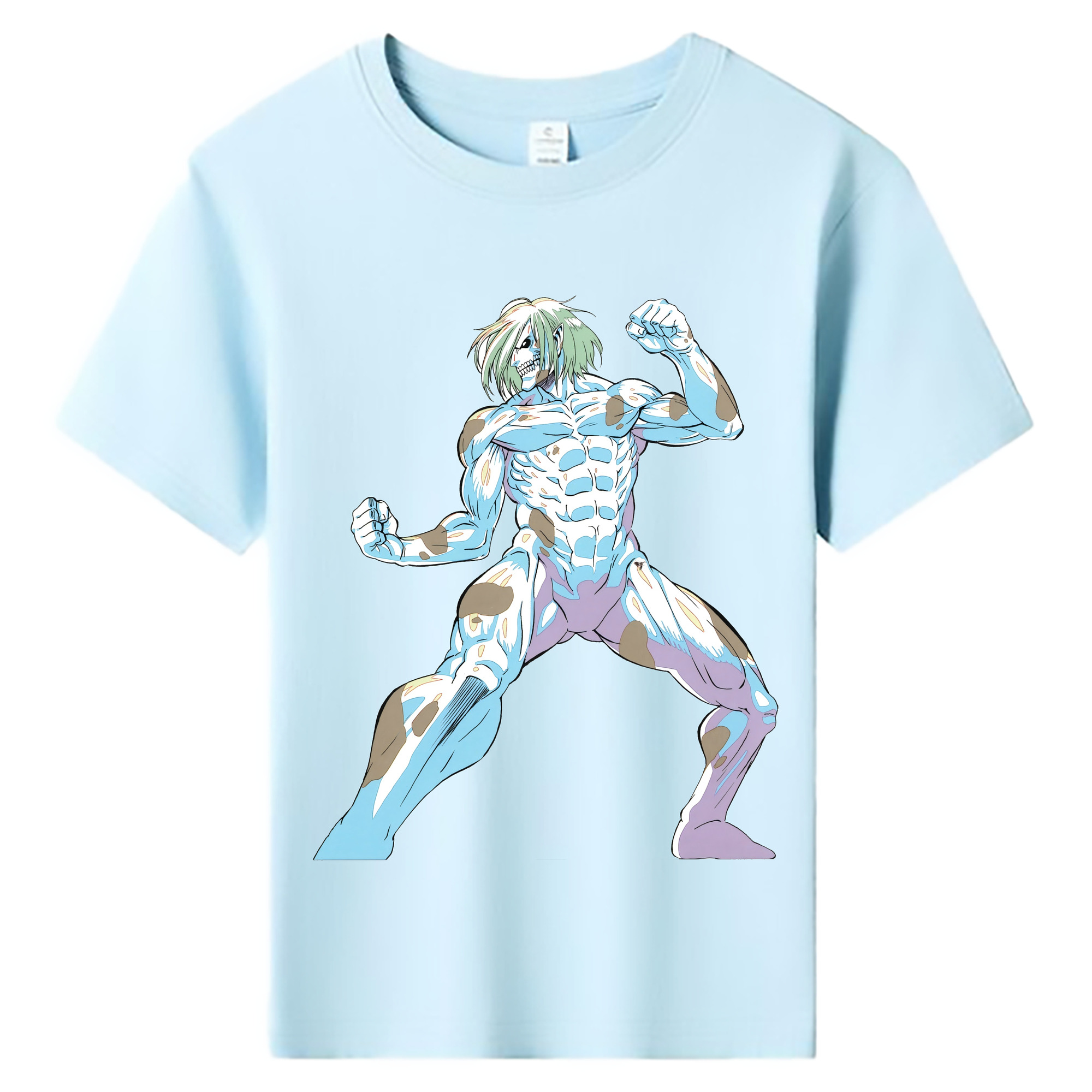 （画像用） 進撃の巨人 Attack on Titan 綿100％キッズTシャツ（フロントプリント）